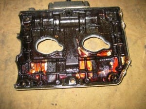 Sludge build up in a Subaru engine