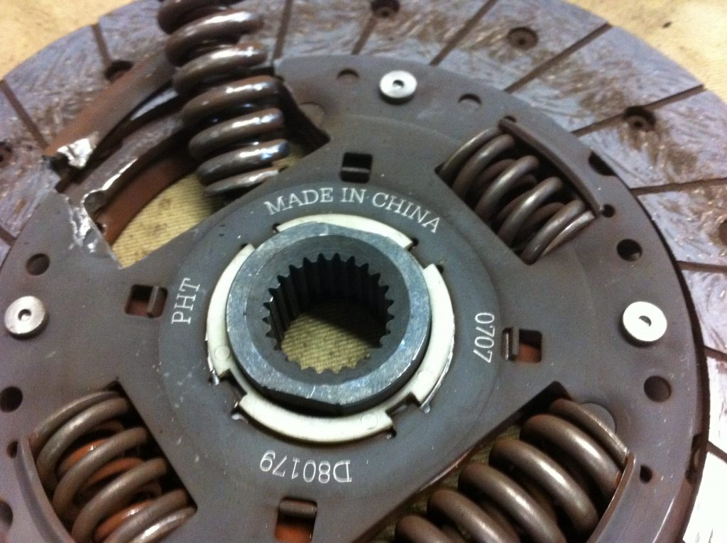 Broken Subaru Clutch Disc